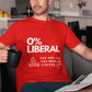 0% Liberal T-Shirt by The End of The World Coffee Co.
