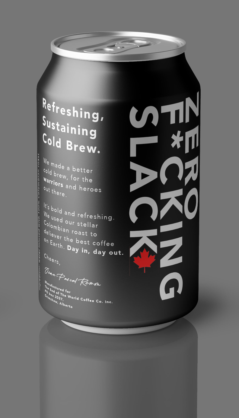 Pre-Order: Zero F*cking Slack – Cold Brew