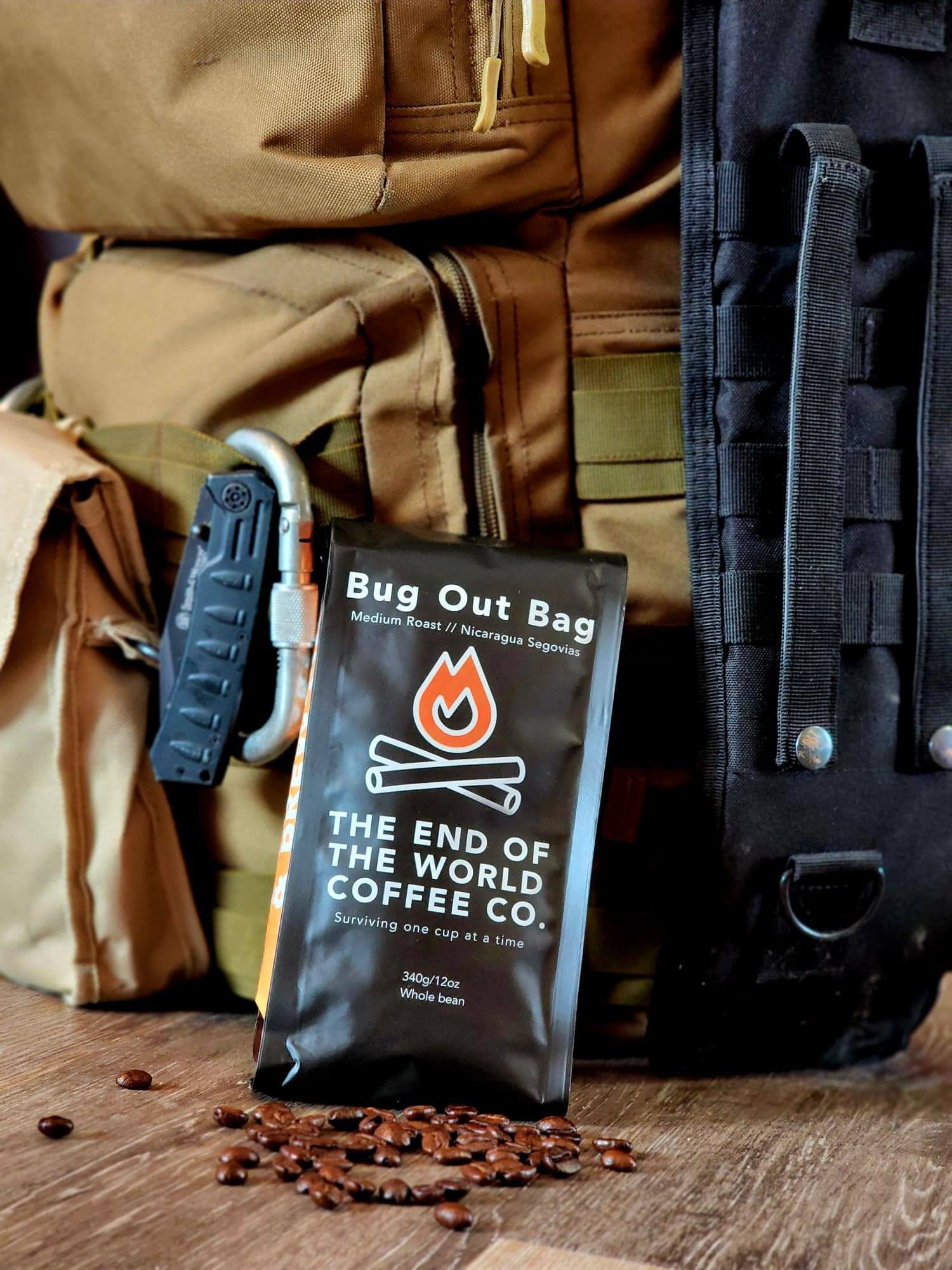 Bug Out Bag Coffee Roast by The End of The World Coffee