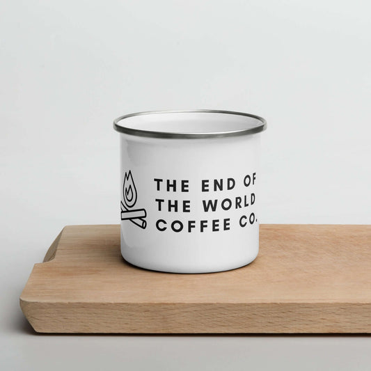 Camping mug by The End of World Coffee CO.