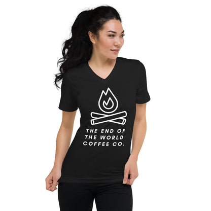 The End of The World Coffee – V-Neck T-Shirt